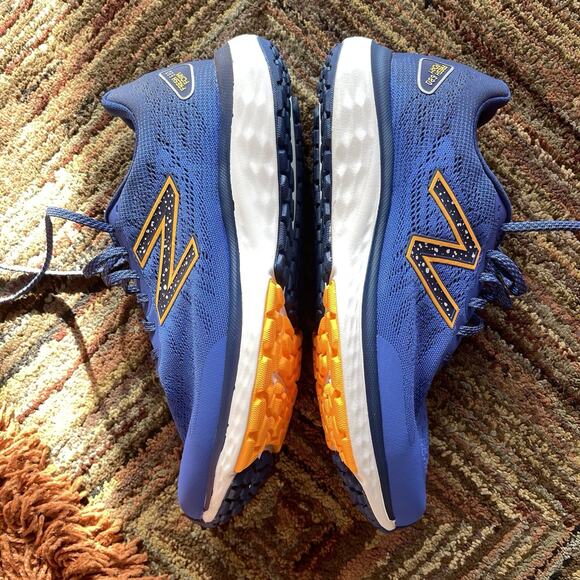 New Balance Fresh Foam 680 V7 Mens 9 Women’s 10.5 Shoes Blue And Orange main image 4